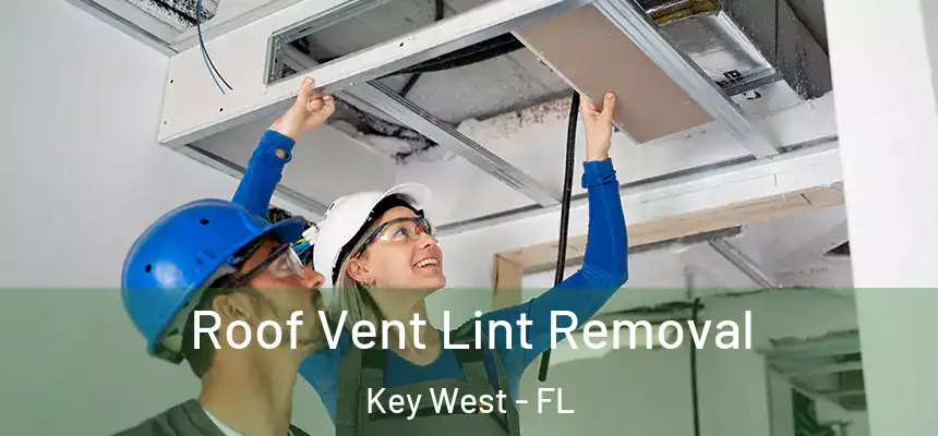 Roof Vent Lint Removal Key West - FL